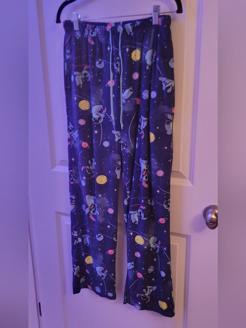 Women's Stitch Print Pajama Pants In Blue Size XS (0/2)